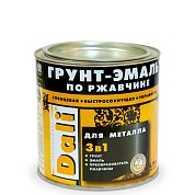 Грунт-эмаль по ржавчине Белый&nbsp;&nbsp;0,75л "DALI"