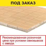 Плитка тротуарная BRAER, "Прямоугольник",&nbsp;&nbsp;200*100*40мм, песочный (19,44 кв.м) 972шт.