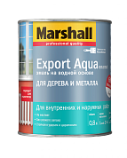 Эмаль акриловая&nbsp;&nbsp;EXPORT аква т-коричн. п/мат. 0,5л
