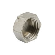Заглушка 3/4" вн. с контр. отв. VRT никель