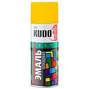 Аэрозоль краска Желтая "KUDO", 520мл KU-1013