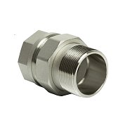 Переходник 1 1/4" со сгоном прямой RTP никель